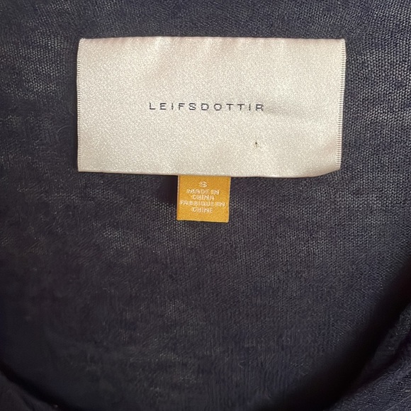 Anthropologie Leifsdottir Hand Painted Crane Bird Cardigan S - Picture 7 of 9